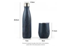 China 12oz 18/8SS Simple Modern Spirit Wine Bundle With Lids supplier