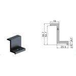 Aluminum End Clamp For Solar Roof Mounting System with Different Sizes for sale