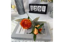 China Decorative flowers with artificial rose ornaments supplier