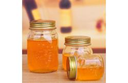 China Regular Mouth Jam Jelly Jars With Metal Lid , Glass Canning Storage Jars supplier