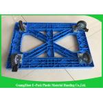 Logistics Stackable Plastic Moving Dolly Convenience Transport Long Service Life