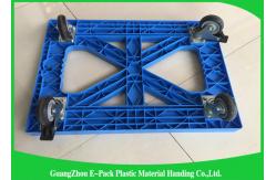 China Logistics Stackable Plastic Moving Dolly Convenience Transport Long Service Life supplier