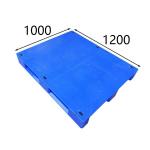 Polypropylene Double Face Pallet Economy PE Blue 1200 X 1000 For Forklift for sale