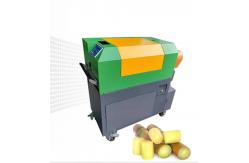 China Full Automatically Fruit Vegetable Processing Machine 1.5KW Sugarcane Peeler supplier