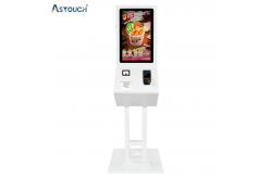 China Pcap Fast Food Self Service Restaurant Kiosk 32 Inch Interactive FCC supplier