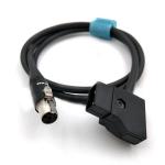 80cm TV Logic Monitor Camera Connection Cable D-Tap Male To XLR Female 4 Pin Cable for sale