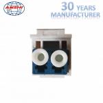 RJ45 Fiber Optic Accessories LC Singlemode Keystone Coupler
