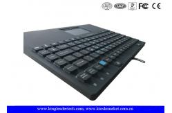 China Rubber Computer Industrial Desktop Keyboard With 12 Function Keys And Touchpad supplier