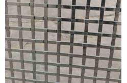China 6mm Hole 6mm X 1.5mm Robust Flat Wire Woven Metal Mesh Durable supplier