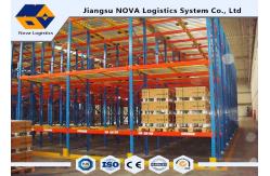 China Q235B Pre Galvanized Gravity Pallet Racking System For Logistic Warehouse supplier