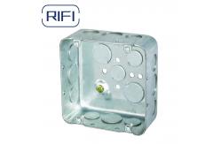 China 1.2mm Electrical Conduit Boxes Metal Wall Double Gang Conduit Box supplier