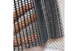 China Club Resturant Decorative Sprial Mesh Metal Mesh Safety Curtains supplier
