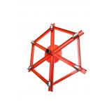 70KG Weight Vertical Type Cable Reel Stand With Automatic Rotation Function for sale