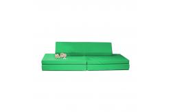 China Velvet Polyester Kids Foam Play Couch 6PCS With Waterproof Inner Liner supplier