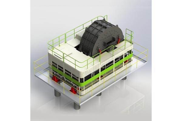 30-250t/H Capacity Energy Efficient Horizontal Shaft Impactor Crusher Automated