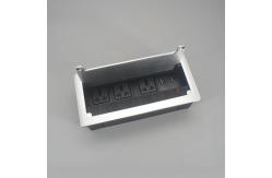 China Office Furniture Brush Cover Desktop Socket Aluminum Alloy Plate Conference Table Power Hub supplier