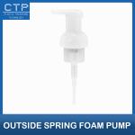 Inside/Outside Spring PP Material Foam Pump For Top- Gasket PET for sale