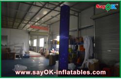 China 4m Decoration / Advertising Inflatable Columns With 500w Bulbs  Hangout supplier