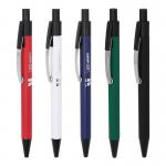 Colorful Metal Ballpoint Pen Press Style Classic Aluminum Ball Pen With Clip for sale