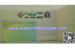 China Commercial Printed  Inflatable Cube Tent With Logo / Inflatable Structure Tent supplier