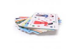 China Kids Learning Language Kindergarten Flash Cards Glossy Lamination Processing supplier