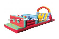 China Inflatable Obstacle Challenges For Children Amusement Sport Games supplier