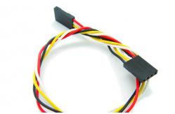 China 4Pin Dupont Jumper Wires 2.54 Spacing Pin Headers , 20cm Length supplier