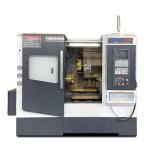 TCK46P Slant Bed Lathe Hydraulic Chuck Servo Turret Lathe Machine 550mm Swing for sale