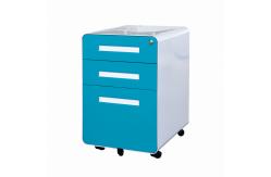 China Round Edge Under Desk  cold rolled Steel Mobile Pedestals supplier