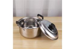 China High Grade Cooking Cookware Pot Combination Stainless Steel 410 Pot Set supplier