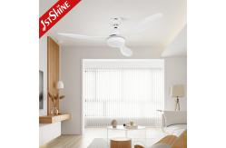 China Plastic High RPM Dimmable LED Ceiling Fan Light With Remote Control supplier