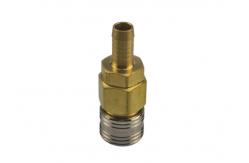 China Hose Stem Connections 0.25'' Straight Through Coupler supplier