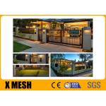 Commercial Rail 140mm Security Metal Fencing Pre Galvanised for sale