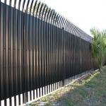 Cheap Low Price Second Hand Galvanized Security Steel Residential Security Palisade Fence Price for sale