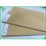 200g - 400g Unbleached Kraft Board Natural Brown Craft Street Food Package Paper for sale