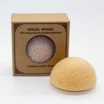 Different Shapes Turmeric Powder Konjac Sponge For All Skin Cleaning