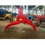 Steel Excavator Grapple Attachment High Ductility Hydraulic Rotating Grapple for sale