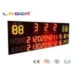 Outside UV Protection 12 / 20 Inch LED Electronic Baseball Scoreboard In Yellow And Red Color for sale