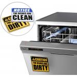 Eco Freiendly Reversible Clean And Dirty Dishwasher Magnet Sign