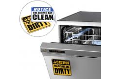 China Eco Freiendly Reversible Clean And Dirty Dishwasher Magnet Sign supplier