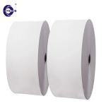 100% Wood Pulp Smooth Pure Bright Blue And Black Imaging Jumbo Thermal Paper Roll for sale