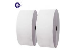 China Wood Pulp Printing / Label / Medical Thermal Jumbo Roll For ATM Machine supplier