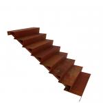 Corten Steel Staircase Durable Stylish Outdoor Stairs for sale
