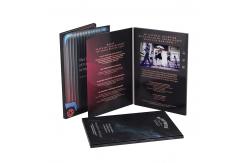 China Advertising LCD Video Book Portable 1024x600 Resolution 256MB Memory ODM supplier