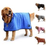 ISO9001 Cotton Dog Drying Dressing Gown Powerful Absorbent Bathrobe For Cats