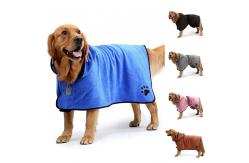 China ISO9001 Cotton Dog Drying Dressing Gown Powerful Absorbent Bathrobe For Cats supplier