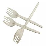 Black Eco Friendly Disposable Composable Corn Starch Cutlery Sets for sale