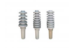 China Light Gray ANSI 18kV Transformer Porcelain Bushing supplier