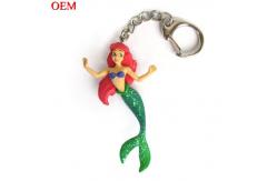 China Custom Little Mermaid Ariel Figural Key Chain Toy make mini figure toy supplier