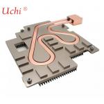 Copper Profile Heat Pipe Liquid Cooling Plate Custom Design for sale